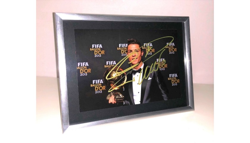 Fotografia autografata da Cristiano Ronaldo