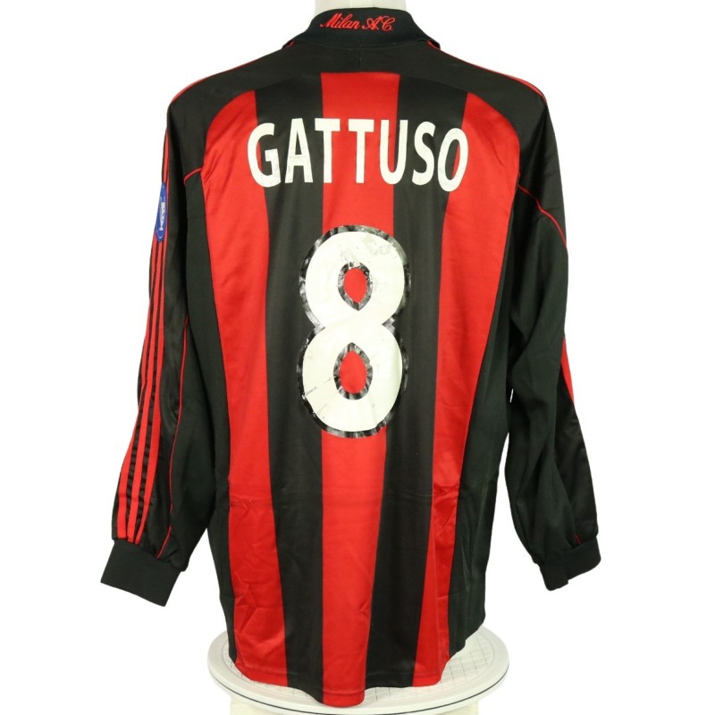 Maglia gara Gattuso Milan, 2001/02