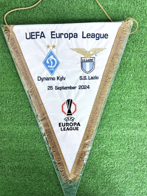 Dynamo Kiev vs Lazio Match-Issued Pennant, Europa League 2024