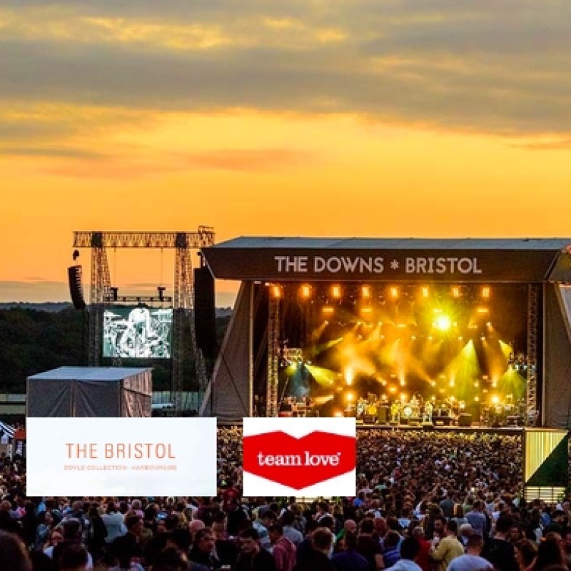 Downs Festival Tickets for 2 + 1 Night B&B at the 4* Bristol Hotel