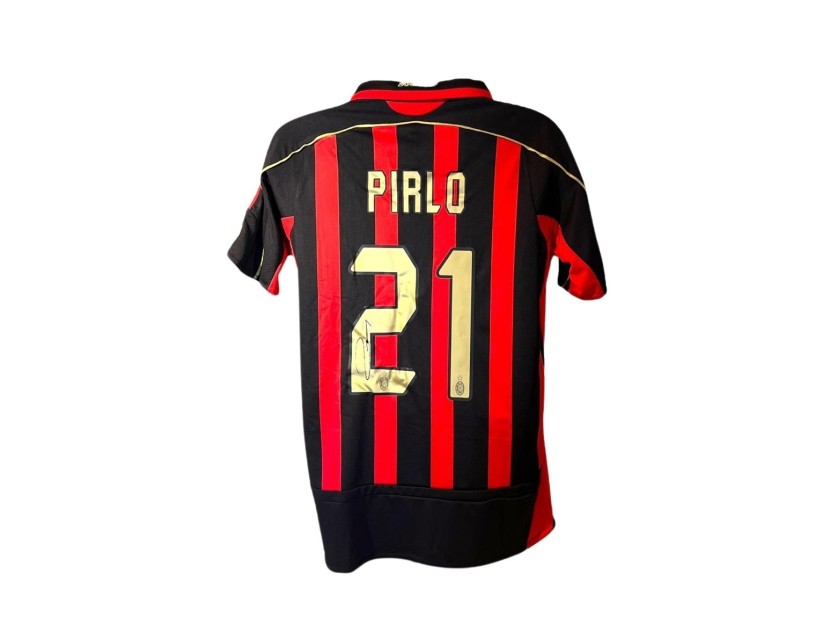 Andrea Pirlo's AC Milan Signed 06/07 Replica Football Shirt