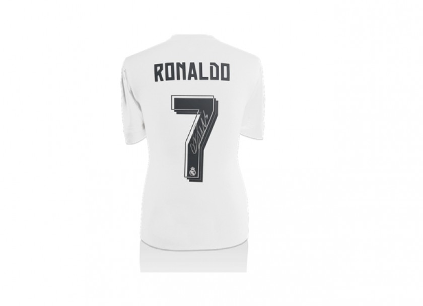 Maglia di Cristiano Ronaldo Real Madrid autografata - CharityStars