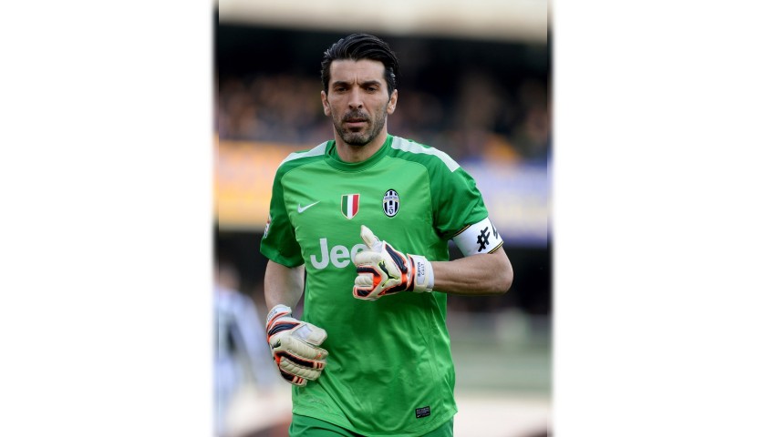 Buffon's Juventus Signed Match Shirt, Serie A 2013/14 