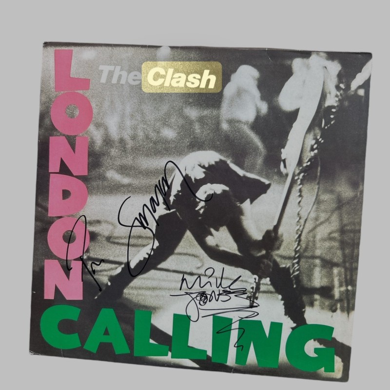 Mick Jones and Paul Simonon Signed 'London Calling' Album