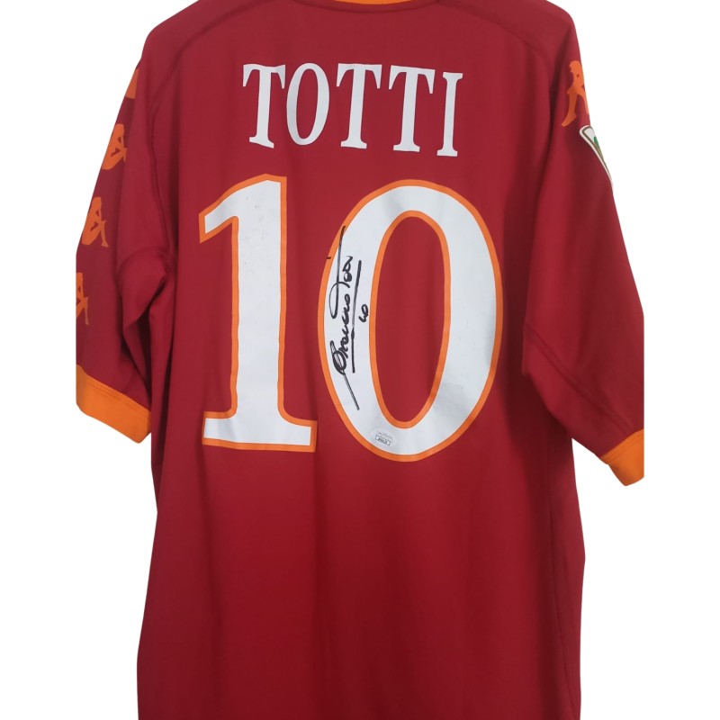 Maglia Preparata Totti Roma, 2010/11 - Autografata