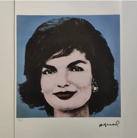 "Jacqueline Kennedy" Lithograph Signed by Andy Warhol 