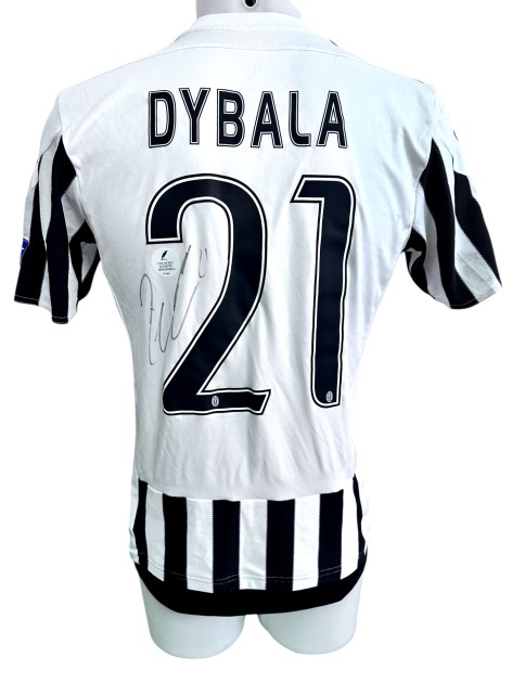 Maglia Ufficiale Dybala Juventus, UCL 2015/16 - Autografata