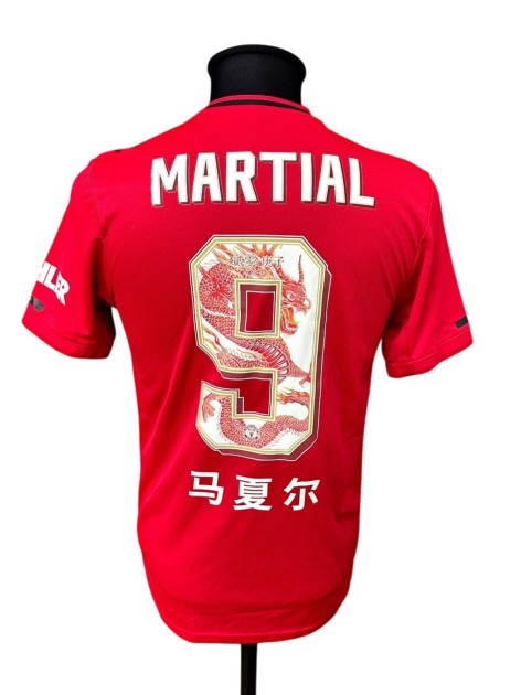 Martial's Manchester United Official Shirt, 2019/20 - Chinese Nameset Special