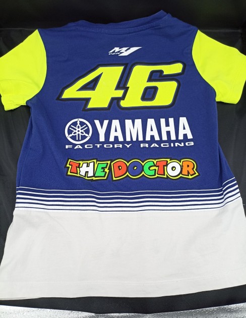 Maglia ufficiale Valentino Rossi Yamaha - Autografata - CharityStars