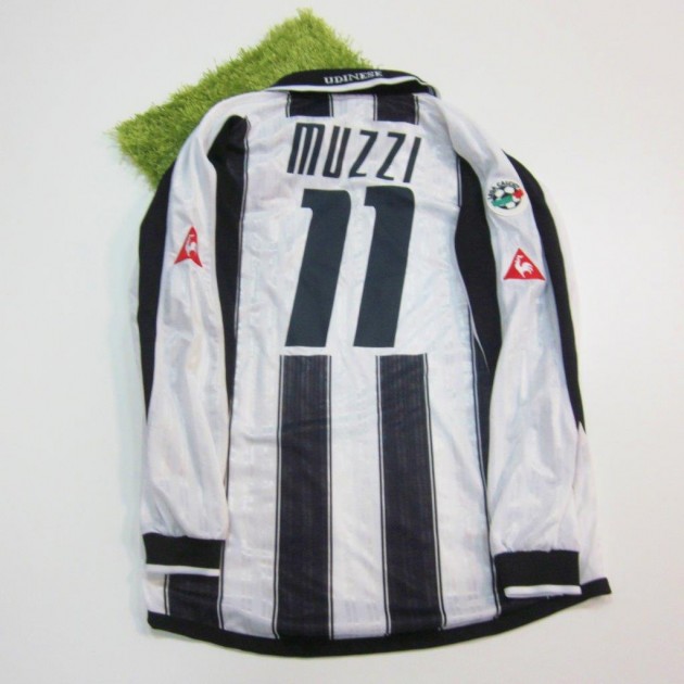 Muzzi match worn shirt, Udinese Reggina Serie A 2001/2002