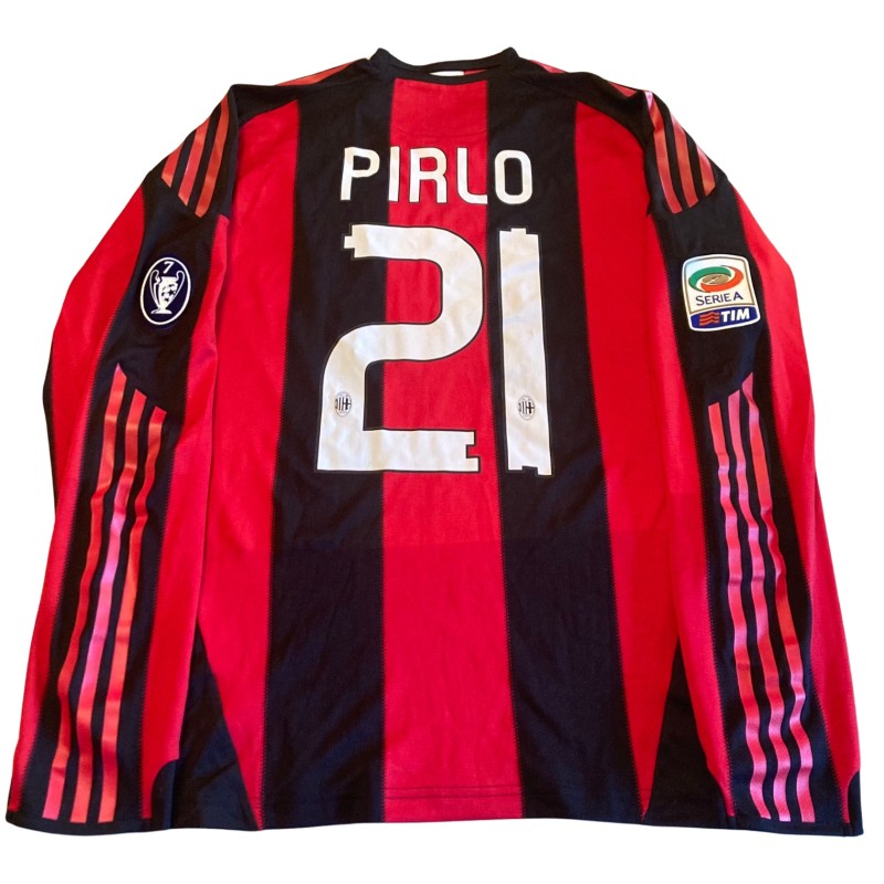 Pirlo's Milan Match-Issued Shirt, 2010/11