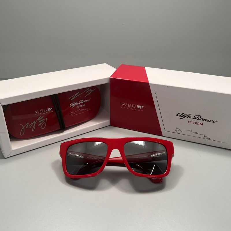 Alfa Romeo F1 Limited Edition Web Sunglasses - Signed by Bottas and Zhou