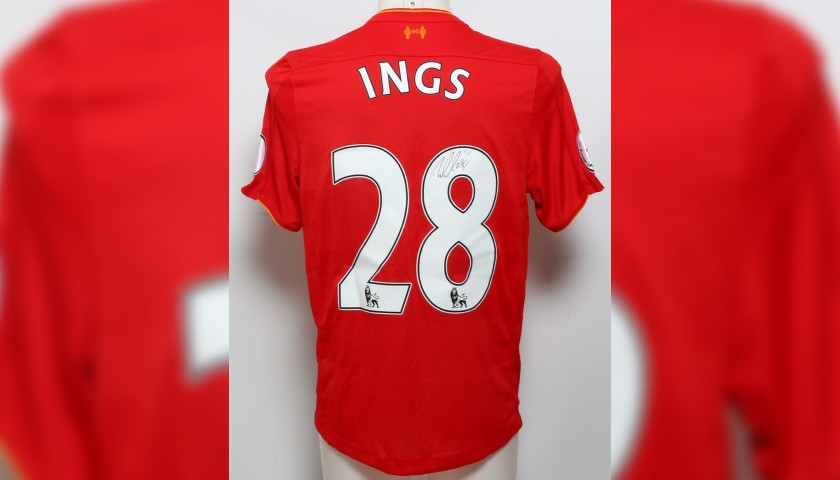 Danny Ings Signed Limited Edition “Seeing is Believing” 2016/2017 Liverpool FC shirt