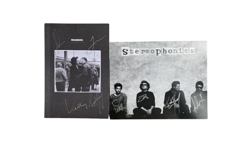 Fotografia e art card in edizione limitata autografate dagli Stereophonics 