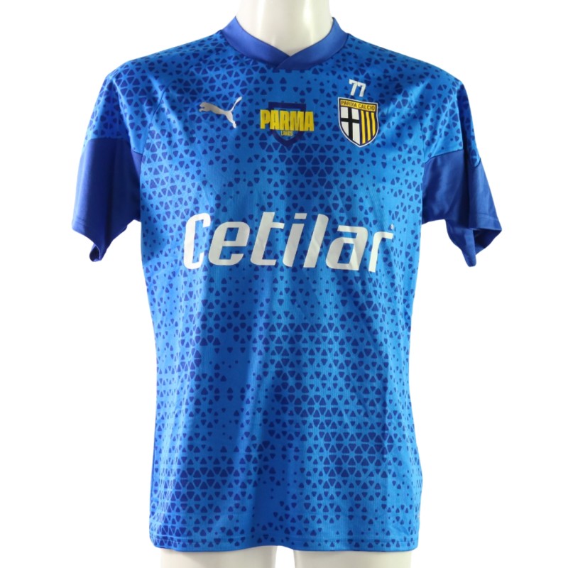 Di Chiara's Parma Worn Pre-Match Shirt, 2023/24