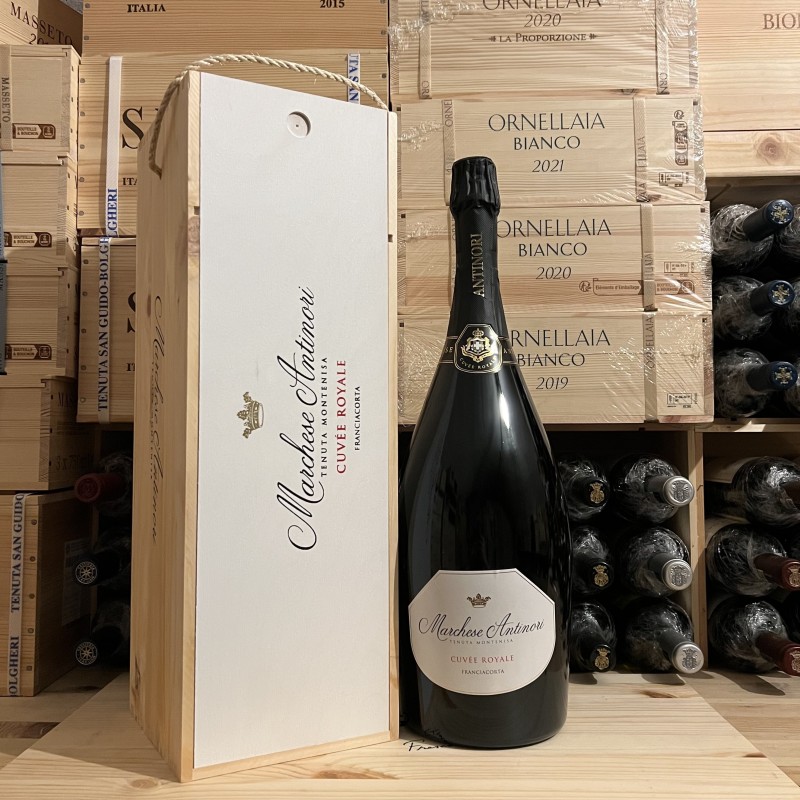 Franciacorta Cuvee Royale Jeroboam Marchesi Antinori - in Cassa Legno