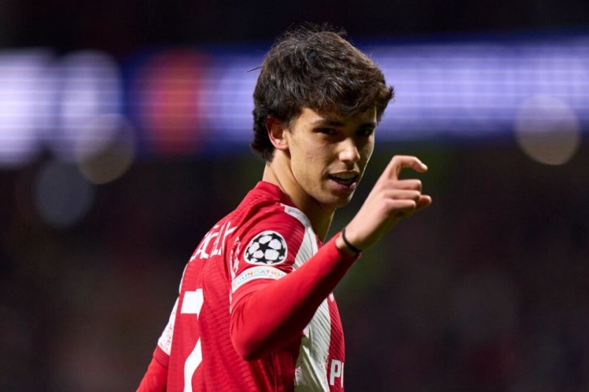 Joao Felix's Atletico Madrid Match Shirt, UCL 2021/22