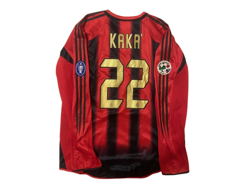 Kaká's Match-Worn Shirt, Milan vs Udinese 2005