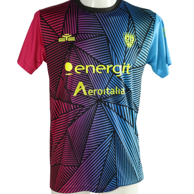 Maglia Pre-Match Unwashed Esposito Cagliari, 2025/26 - Autografata