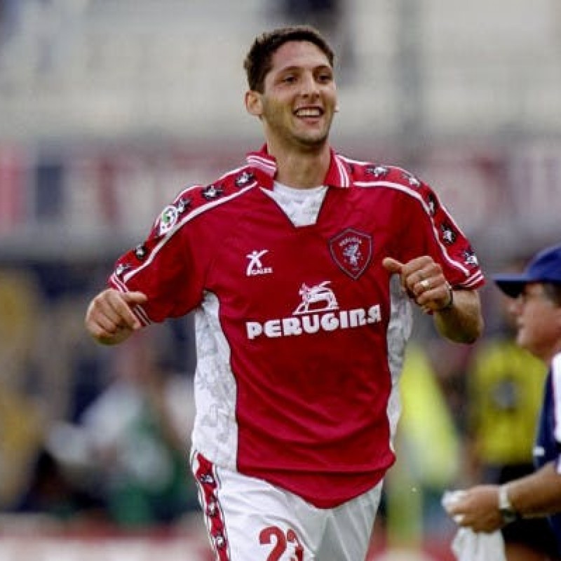 Materazzi's Signed Match-Issued Perugia Shirt, 1999/2000 Season