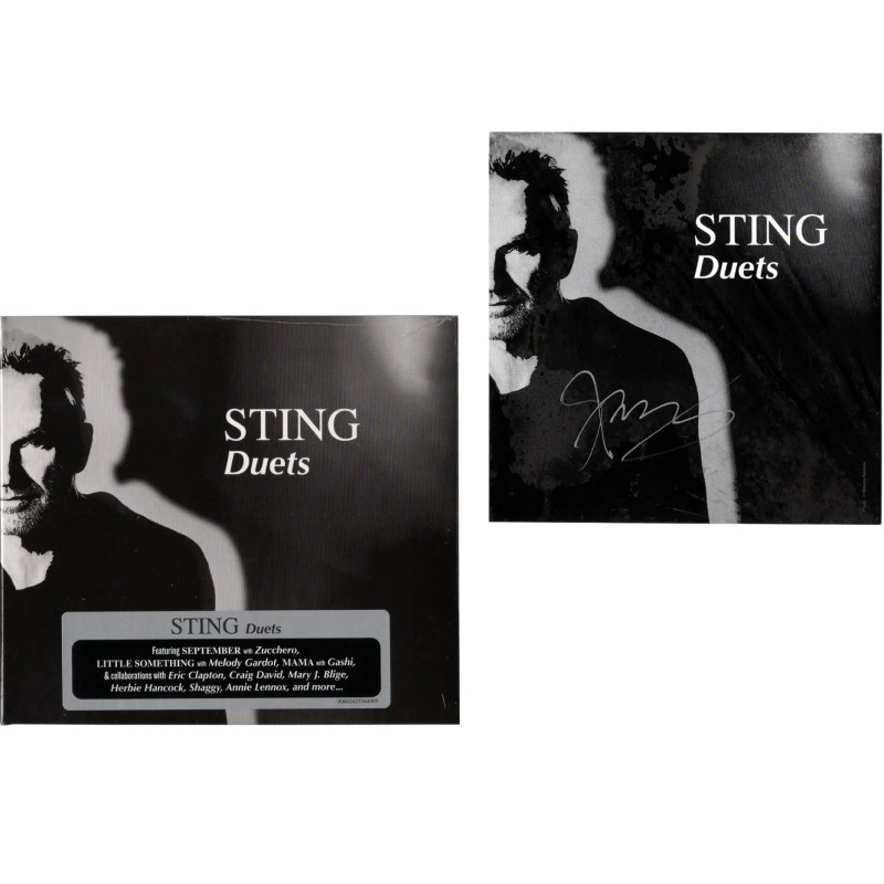Cd with Card signed by Sting