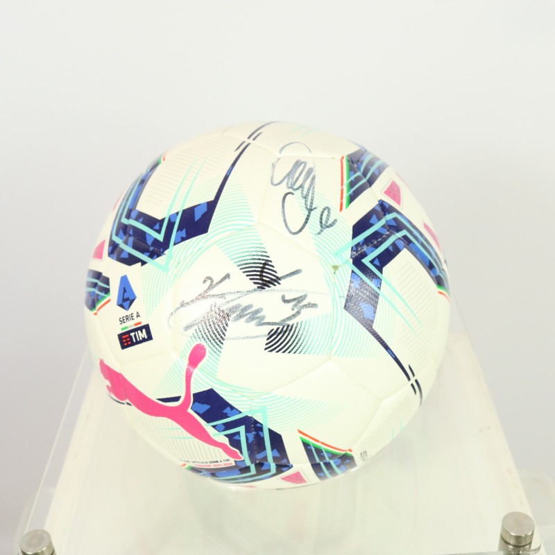 Official Serie A TIM Ball, 2023/24 - Signed by Juventus' players