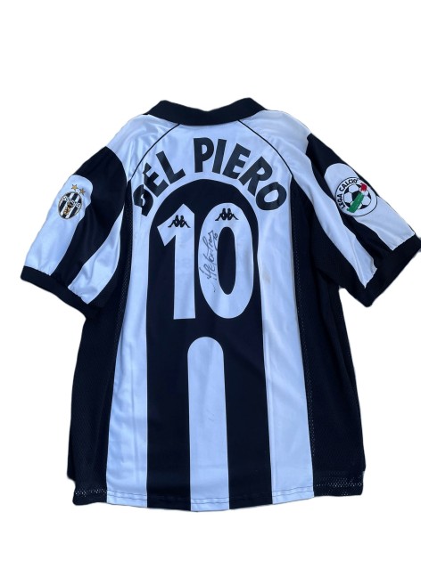 Del Piero's Unwashed Signed Shirt, Piacenza vs Juventus 1997 