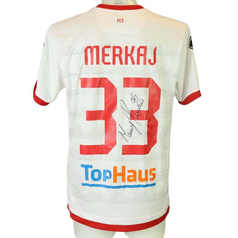 Maglia Merkaj unwashed Südtirol vs Palermo 2024 - Autografata