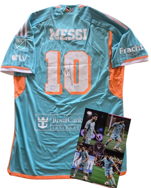 Messi's Signed Match-Issued Shirt, Atlanta United vs Inter Miami MLS Cup 2024