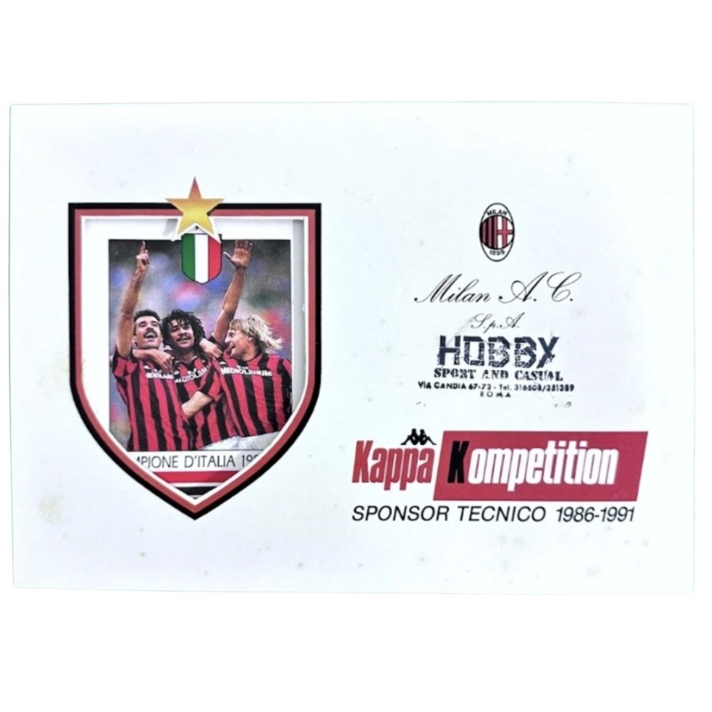 Milan Italian Champions' Official Stamps, 1987/88