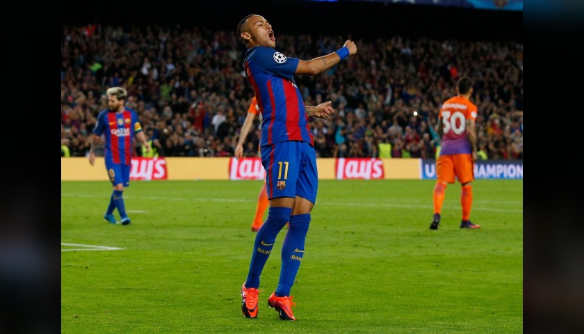 Neymar's Match Shirt, Barcelona-Manchester City 2016