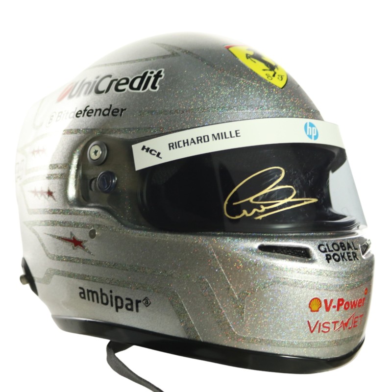 Casco replica 1:2 Hamilton, Limited Edition GP Las Vegas 2025 - Autografato da Lewis Hamilton