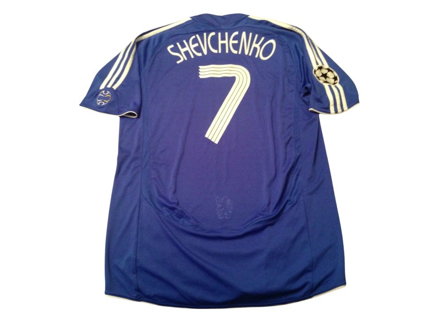 Shevchenko's Chelsea Match-Issued Shirt, UCL 2006/07