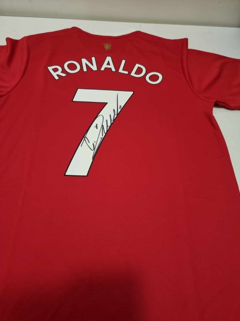 Ronaldo Official Manchester United Signed Shirt, 2021/22 