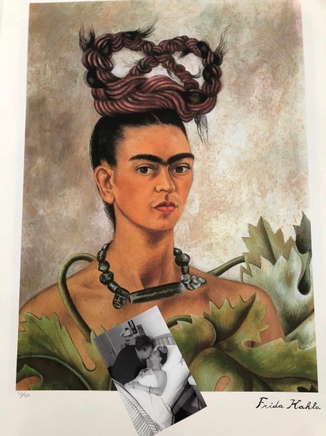 "Self Portrait With Braid" Frida Kahlo Signed Offset Lithograph ...