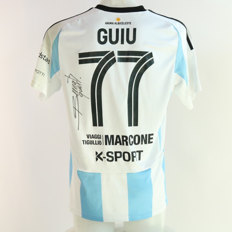 Guiu's Signed Unwashed Shirt, Virtus Entella vs Torres