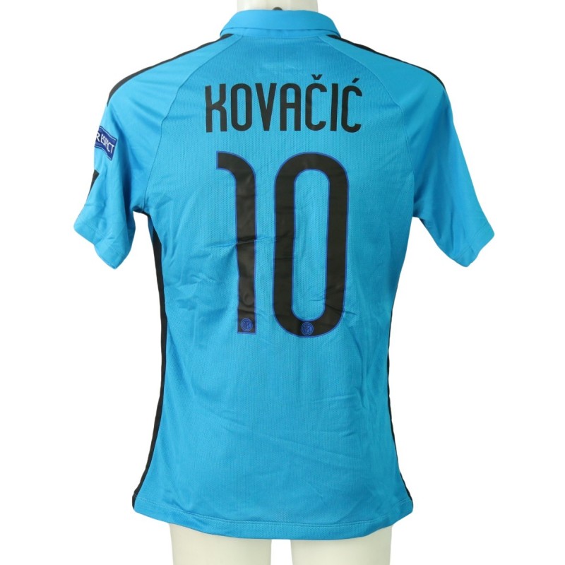 Kovacic's Inter Match-Issued Shirt, EL 2014/15