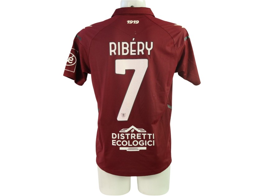 Ribery's Salernitana Match-Issued Shirt, 2021/22