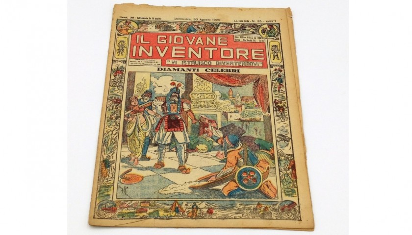 "Il giovane inventore" Magazine, August 30, 1925