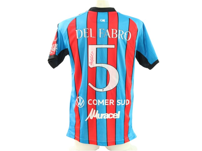 Del Fabro's Catania vs Foggia Signed Unwashed Shirt, 2025