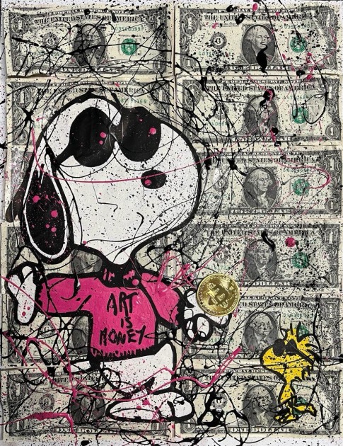 "Snoopy Bitcoin" di Paz Blandina