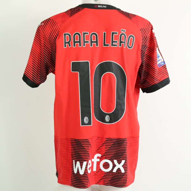 Leao's Match Shirt, AC Milan vs Torino 2023 