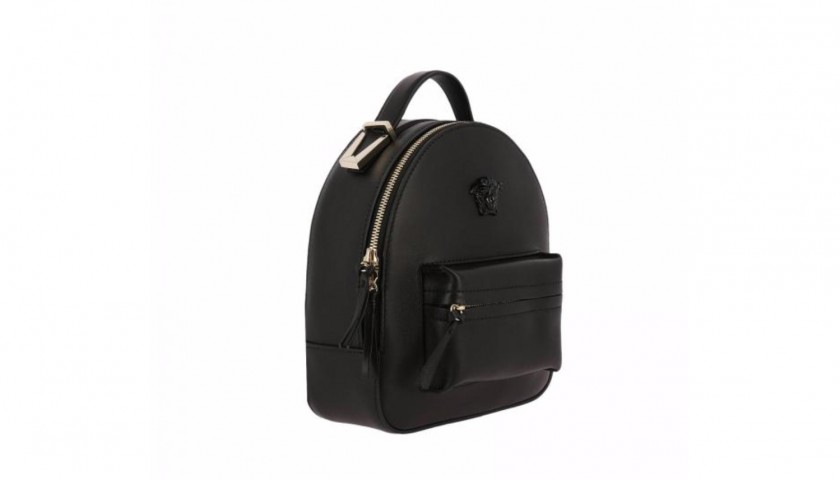 Versace Leather Backpack  