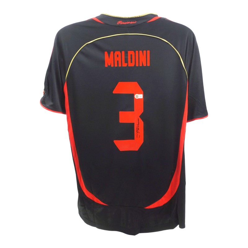 Paolo Maldini's AC Milan Signed Replica Shirt