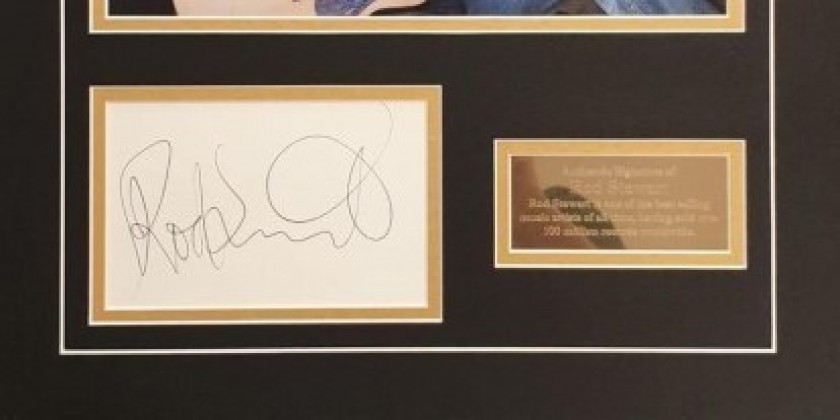 ROD STEWART signed autographed photo COA Hologram
