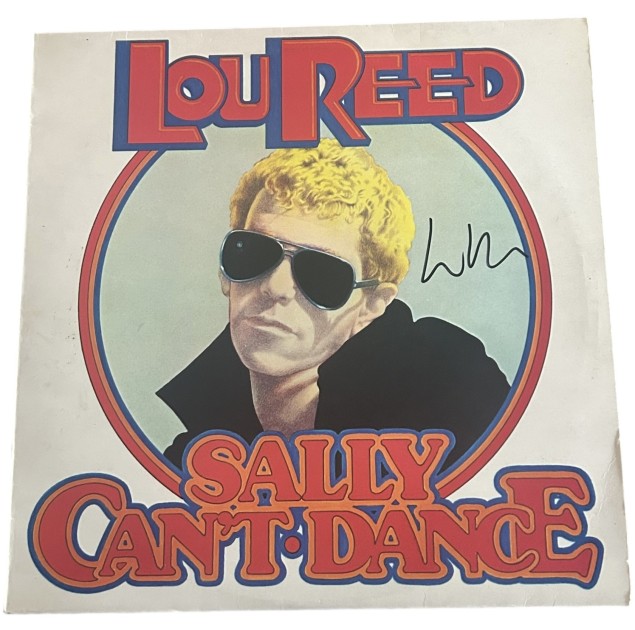 Lou Reed Signed Sally Can't Dance Vinyl LP