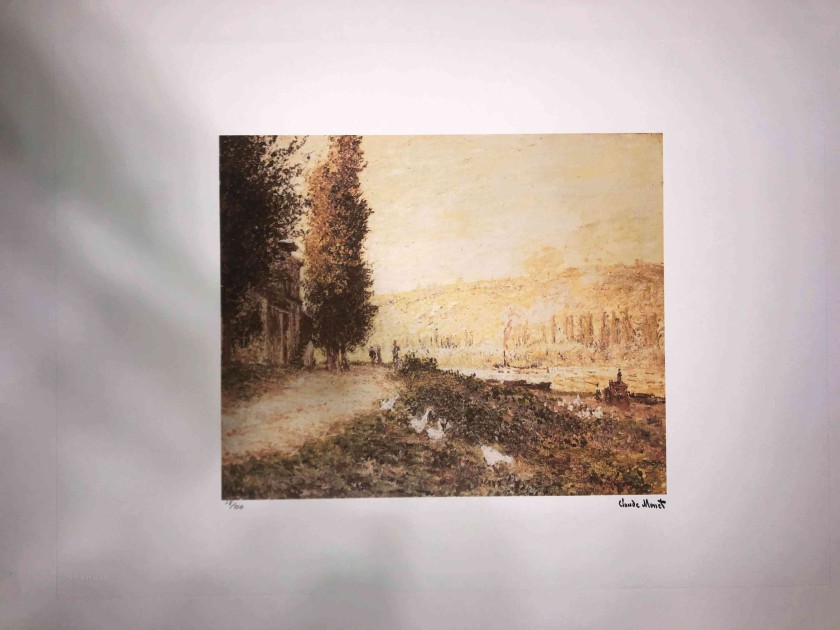Offset lithography by Claude Monet (replica)