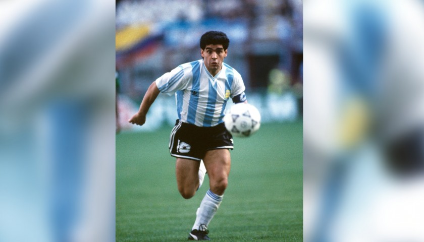Maradona's Official Argentina Signed Shirt, 1990 