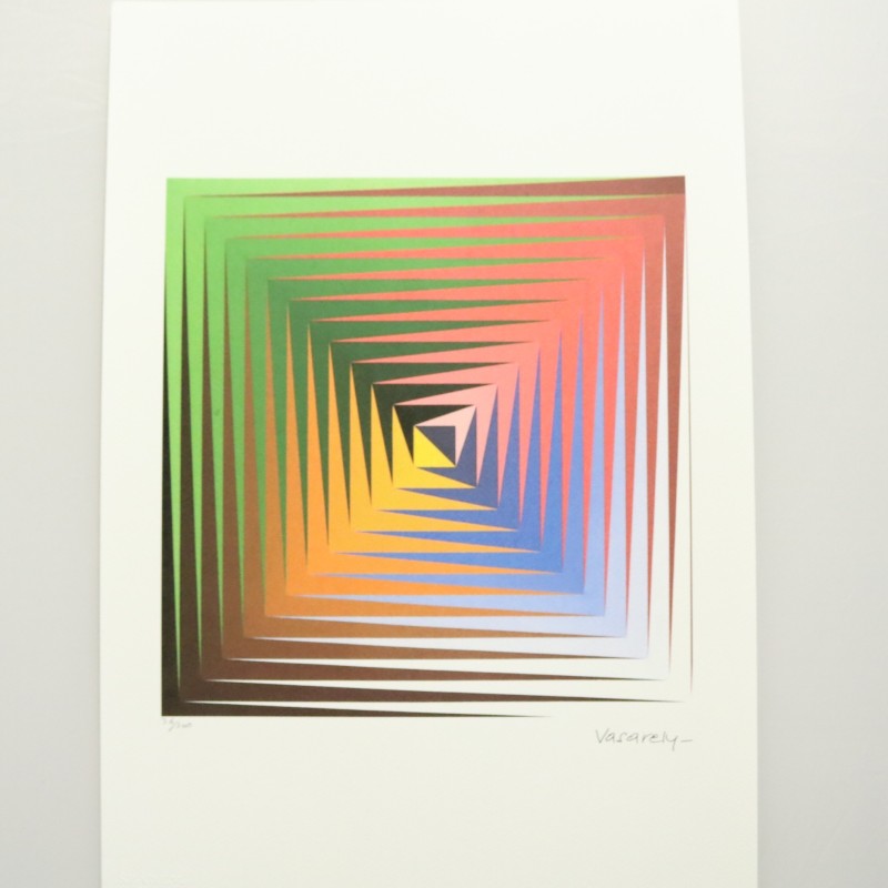 Offset Lithography by Victor Vasarely (after)