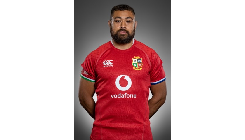 Lions 2021 Test Shirt - Worn and Signed by Taulupe Faletau